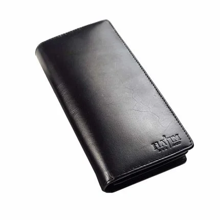 William Polo Leather Long Wallet -Black- L03